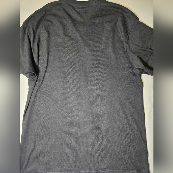 RICK & MORTY Men's Short Sleeve T-Shirt‎ Graphic Crew Neck Black Tee Large Neon - Picture 7 of 9